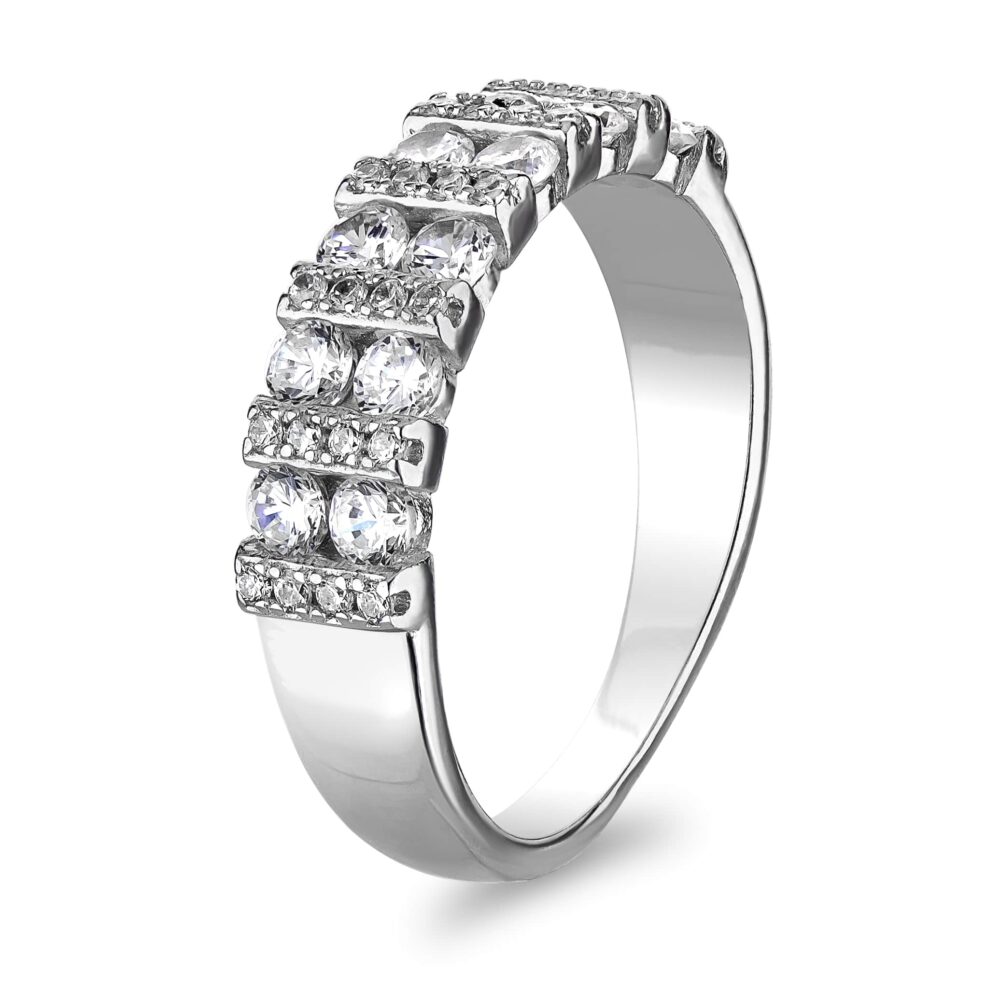 Перстень зі срібла з цирконієм 18200822.146.003534k