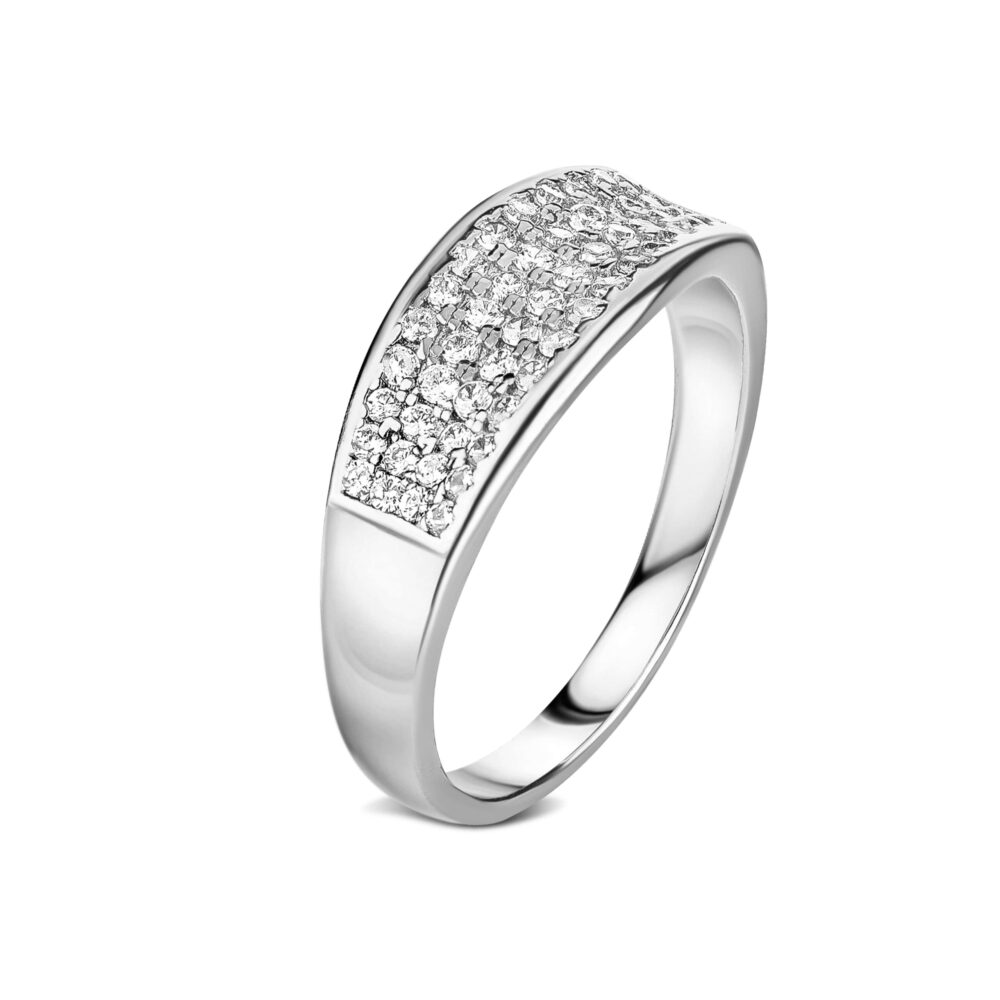 Серебряное кольцо с фианитами 18200822.146.006253k_ru