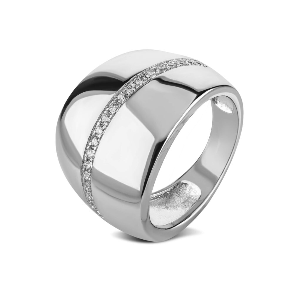 Серебряное кольцо с цирконием 18200822.146.006224k_ru