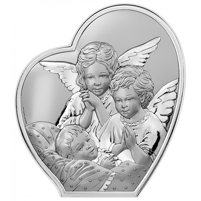 Икона "Ангелы у ребенка" (9*10,5 см) 99910922.300.65922B_ru