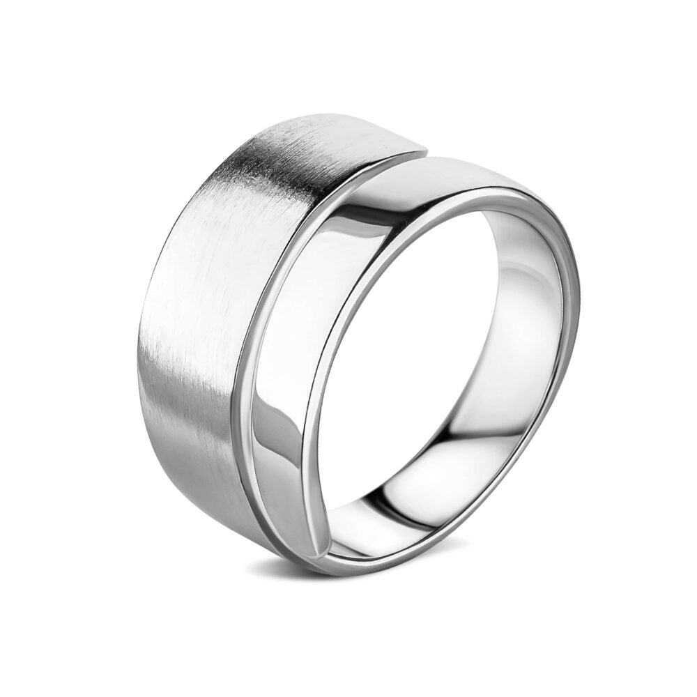 Серебряное кольцо с сатиновым нанесением 19900922.146.007089k_ru