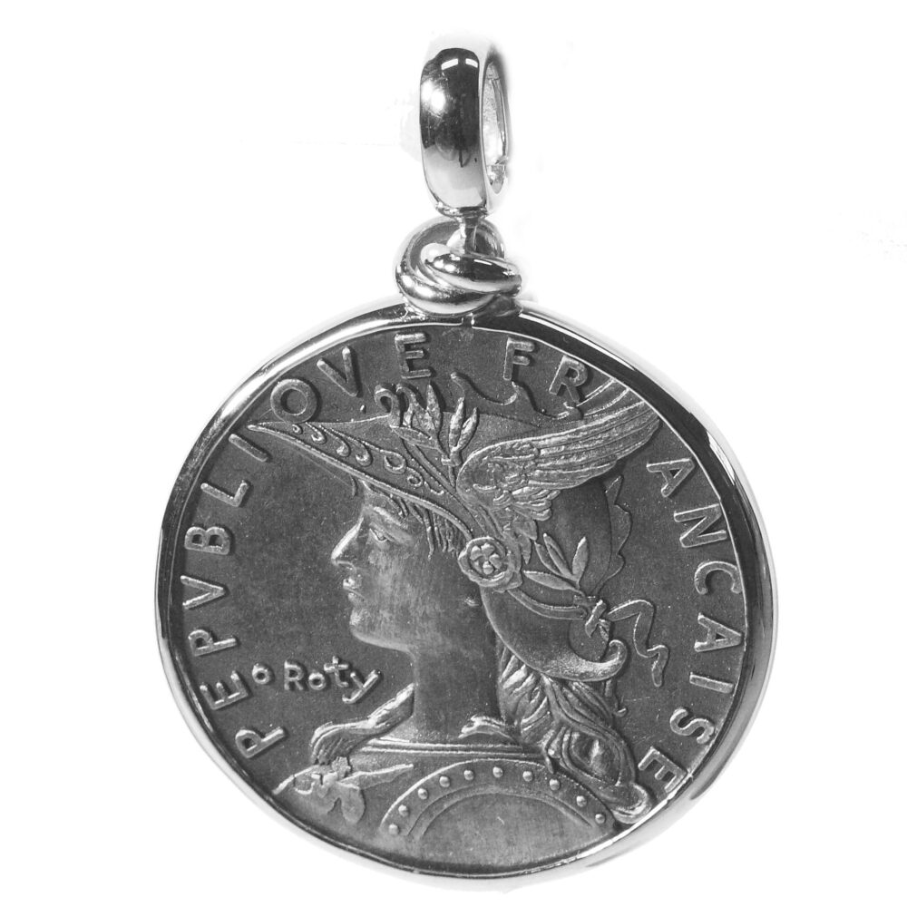 Серебряная подвеска "Монета" 39940822.314.PDS124N-2_ru