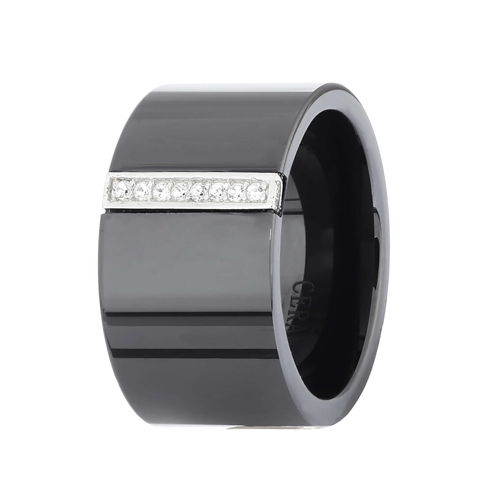 Серебряное кольцо из керамики 12900922.312.K2FK1010_ru