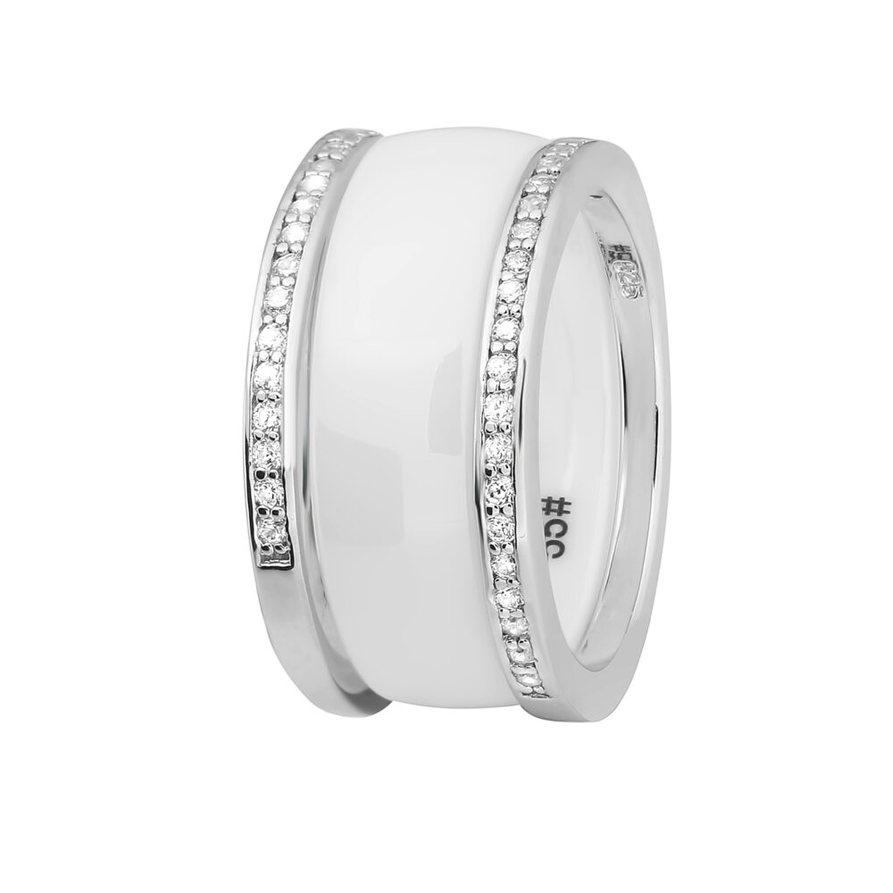 Серебряное кольцо из керамики 12900922.312.K2FK11001_ru