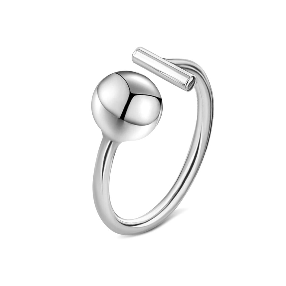 Срібний перстень "Куля" 19900922.146.004636k