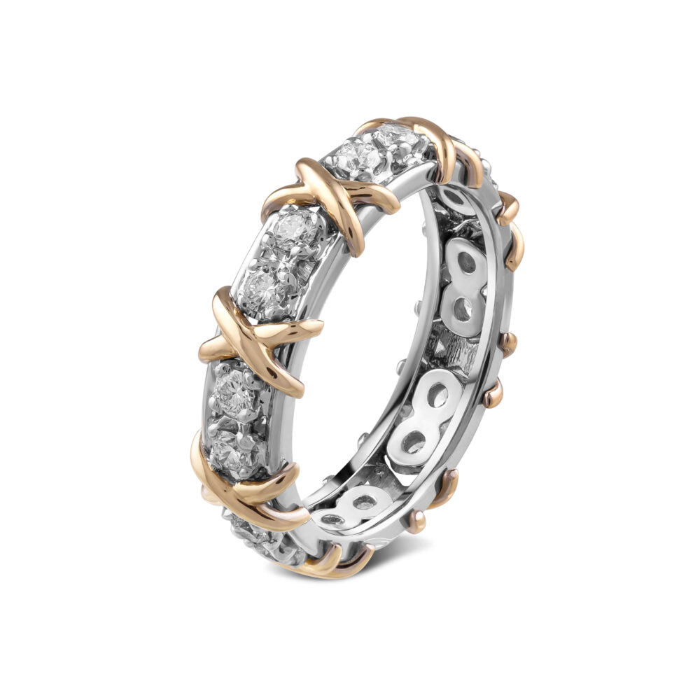Кольцо в белом золоте с бриллиантами 11500912.308.TiffanyCriss-cro_ru