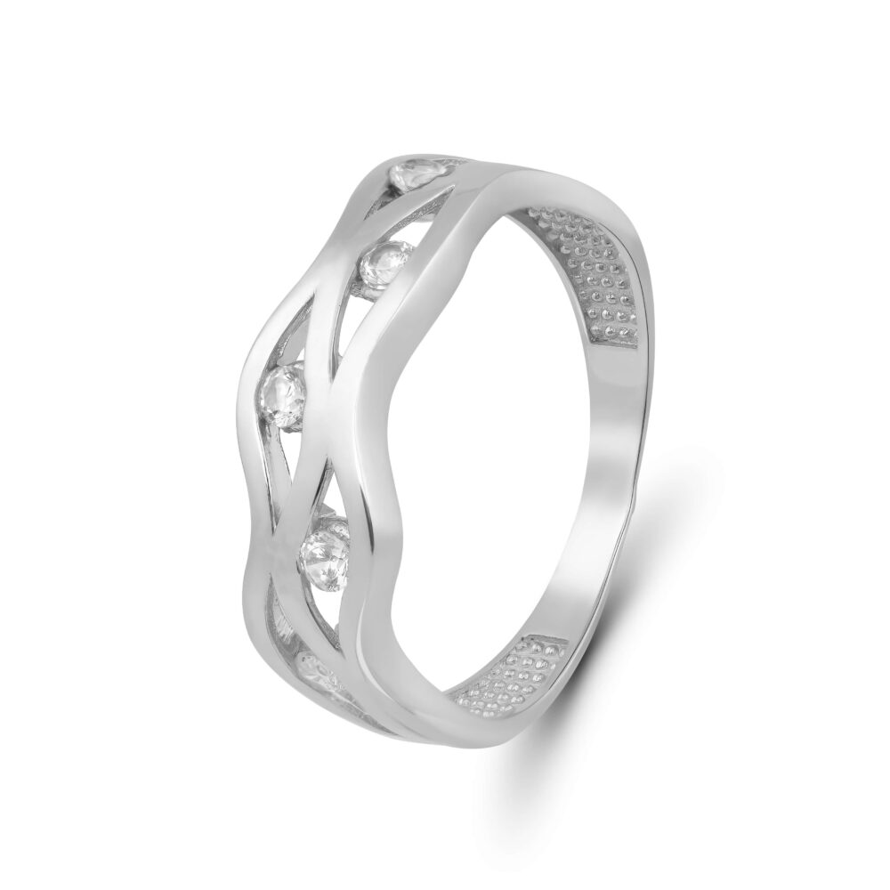 Серебряное кольцо с фианитами 18200922.146.009960k_ru